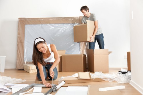 Local loading support for a flat move in Hackney
