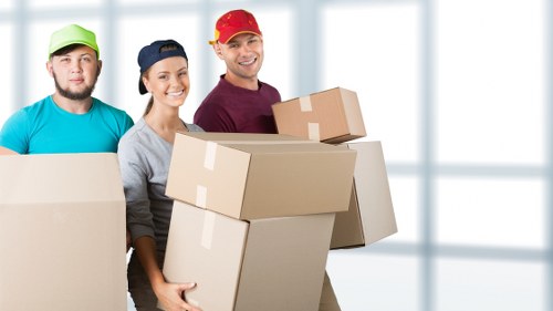 Removal team planning a house move in Hackney