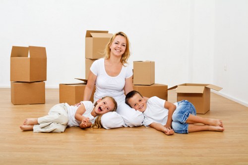 Local van service handling a flat move in Hackney
