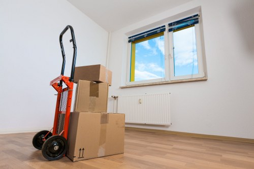 Hackney van service loading office items